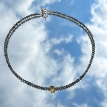 Load image into Gallery viewer, Labradorite and Citrine Necklace