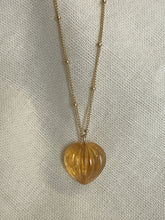 Load image into Gallery viewer, Citrine Heart Necklace