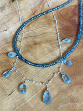 Load image into Gallery viewer, Teal Kyanite Beaded Necklace