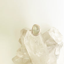 Load image into Gallery viewer, Green Moonstone Gumdrop Ring