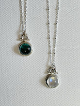 Load image into Gallery viewer, London Blue Topaz Hinge Necklace