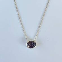 Load image into Gallery viewer, Smoky Quartz Oval Necklace