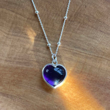 Load image into Gallery viewer, Amethyst Heart Necklace