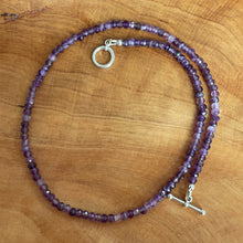 Load image into Gallery viewer, Bicolor Amethyst Beaded Necklace *Made to Order*