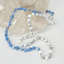 Load image into Gallery viewer, Howlite and Lacy Agate Necklace