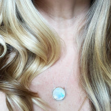 Load image into Gallery viewer, Hidden Bail Moonstone Pendant