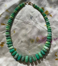 Load image into Gallery viewer, Graduated Chrysoprase Necklace