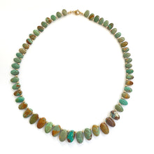 Load image into Gallery viewer, Oval Turquoise Necklace
