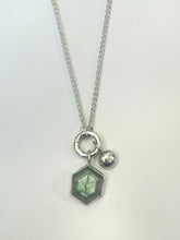 Load image into Gallery viewer, Labradorite Hexagon Charms
