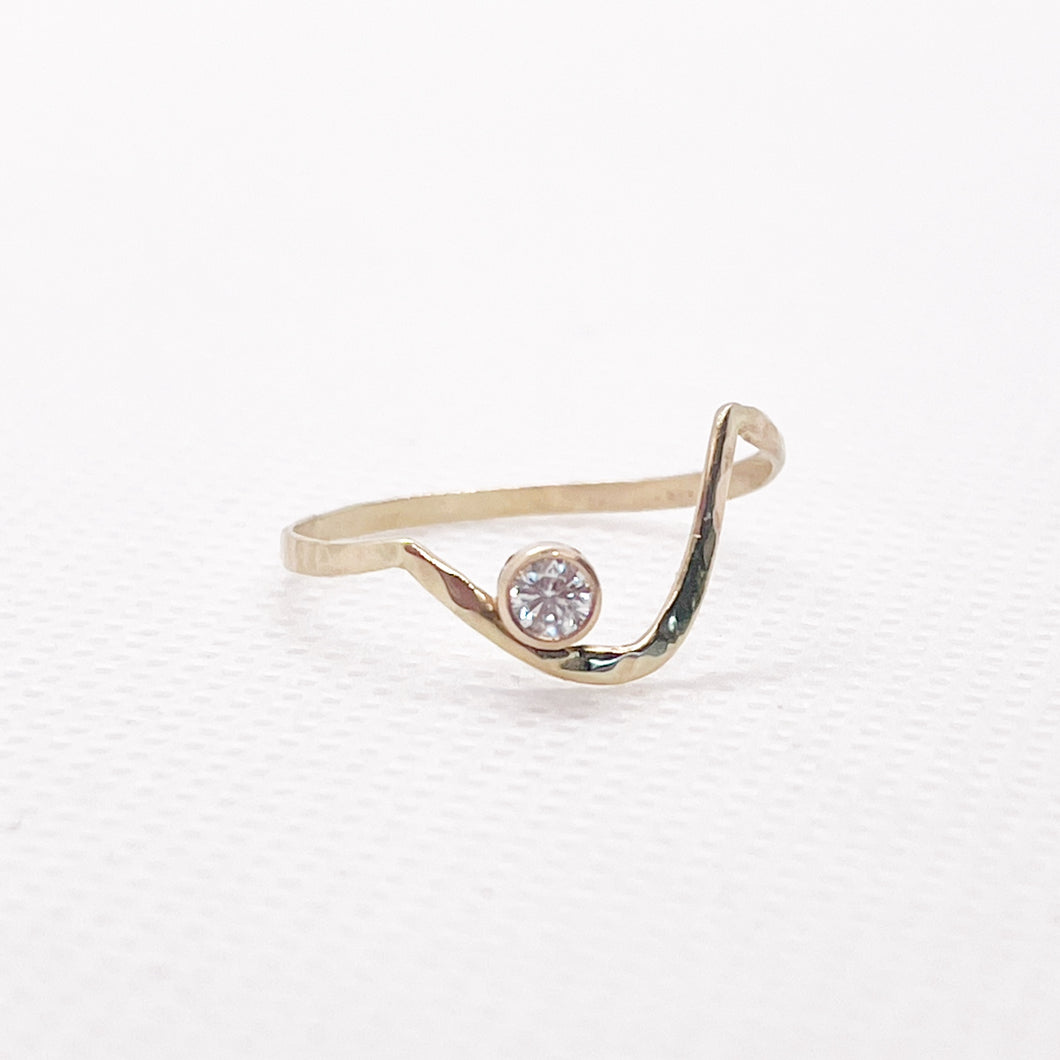 Gold and Diamond Transition Ring