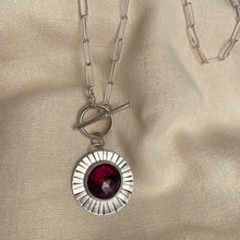 Load image into Gallery viewer, Garnet Starburst Necklace
