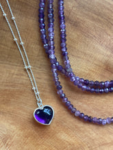 Load image into Gallery viewer, Bicolor Amethyst Beaded Necklace *Made to Order*
