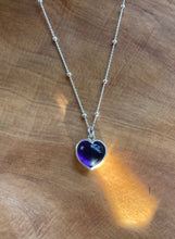 Load image into Gallery viewer, Amethyst Heart Necklace
