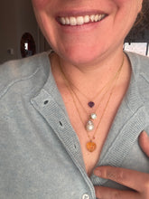 Load image into Gallery viewer, Carved Amethyst Heart Necklace

