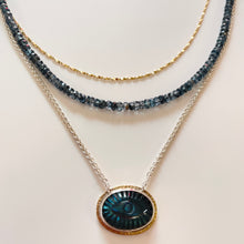 Load image into Gallery viewer, Teal Kyanite Beaded Necklace
