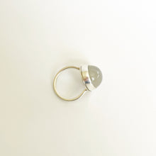 Load image into Gallery viewer, Oval Green Moonstone Gumdrop Ring
