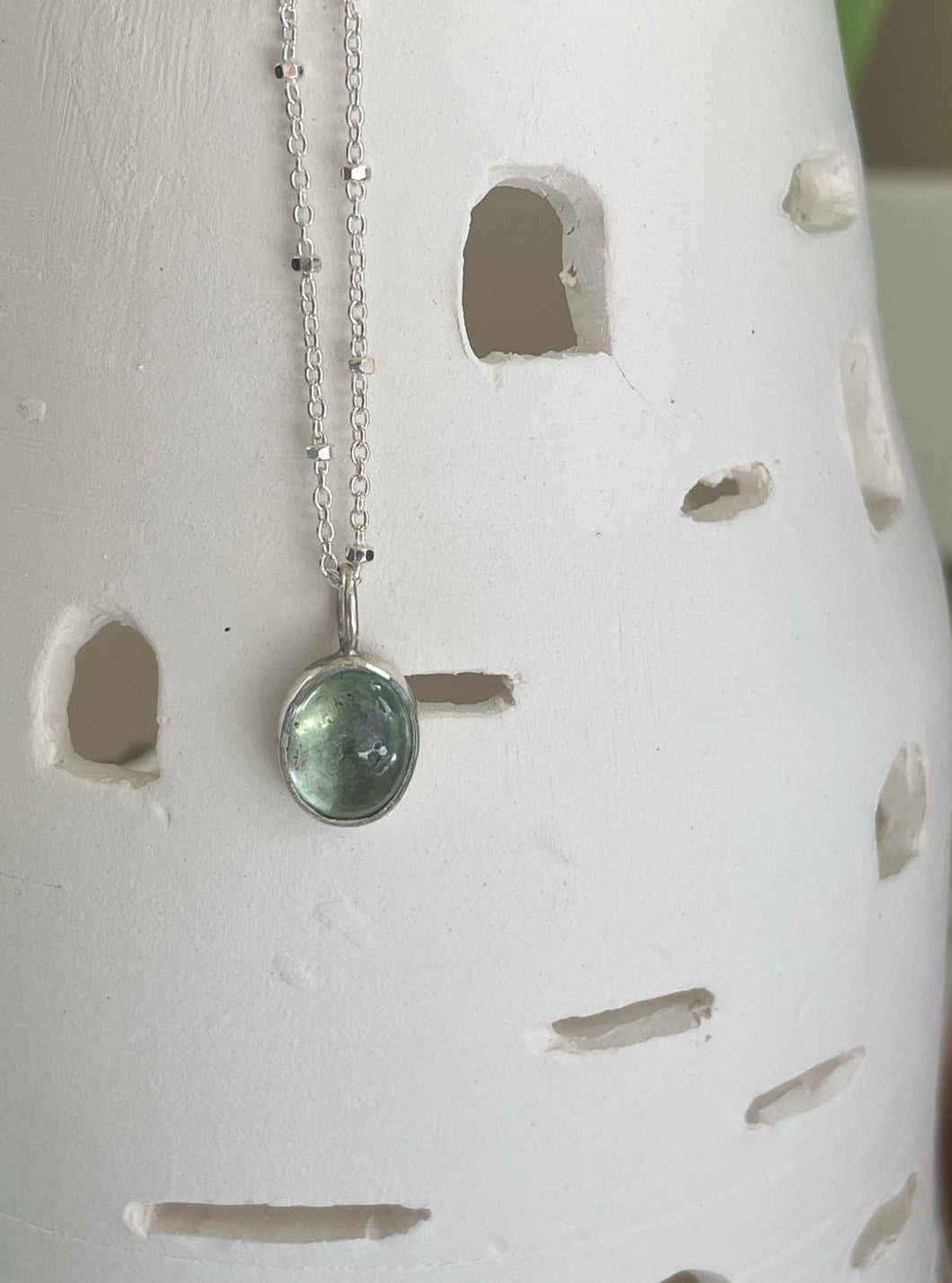 Mint Tourmaline Necklace