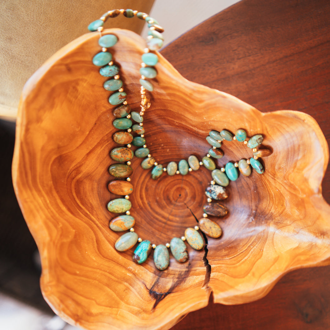 Oval Turquoise Necklace