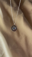 Load and play video in Gallery viewer, Burn Bright Sapphire Starburst Necklace
