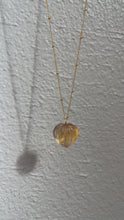 Load and play video in Gallery viewer, Citrine Heart Necklace
