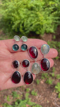 Load and play video in Gallery viewer, Mint Tourmaline and London Blue Topaz Earrings
