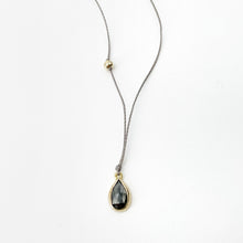 Load image into Gallery viewer, Black Diamond and Gold Necklace
