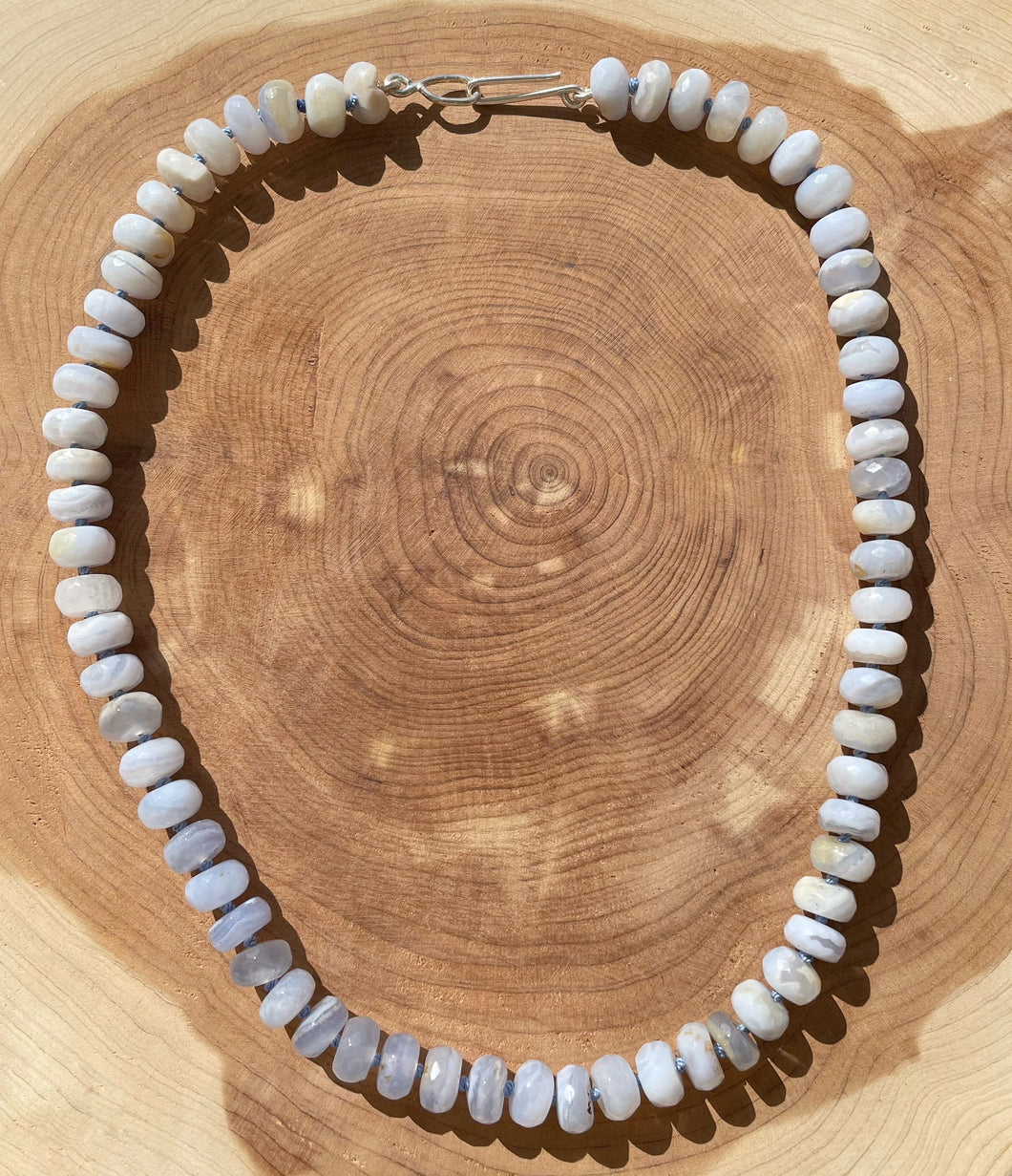 Blue Lace Agate Candy Necklace