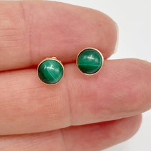 Load image into Gallery viewer, Malachite Studs
