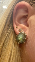 Load image into Gallery viewer, Labradorite Prong Studs
