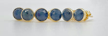 Load image into Gallery viewer, Deep Blue Sapphire Studs
