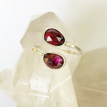 Load image into Gallery viewer, Pink Garnet Wrap Ring
