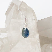 Load image into Gallery viewer, Kyanite and Moissanite Necklace
