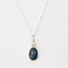 Load image into Gallery viewer, Kyanite and Moissanite Necklace

