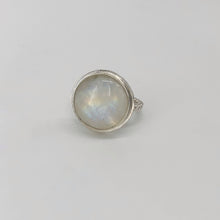 Load image into Gallery viewer, Flashy Rainbow Moonstone Ring
