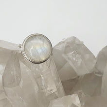 Load image into Gallery viewer, Flashy Rainbow Moonstone Ring
