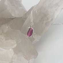 Load image into Gallery viewer, Pink Tourmaline and Moissanite Necklace
