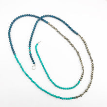Load image into Gallery viewer, Apatite Turquoise and Pyrite Wrap
